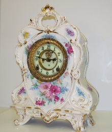 Ansonia China Mantel Clock