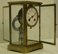 French Crystal Regulator Clock – Clockfolk of New England