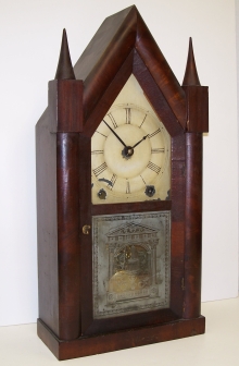 Brass Mainsprings Steeple Clock front