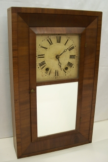 Flat OG Mahogany Clock front