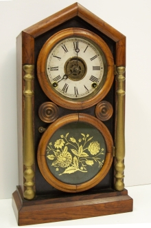 Ingraham Doric Mantel Clock front